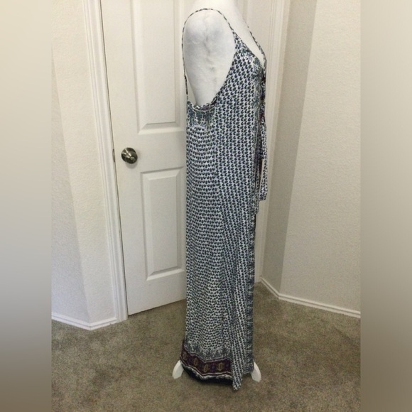 Ganji Floral Cotton Blend Maxi Dress Size L - Picture 3 of 10